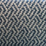 Plaited Twill on Double Two Tie Threading, on loom