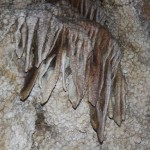 Draperies with Calcite Crystals