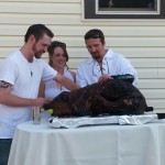 Roasted Pig, w/Eric, Jenn, & Chad, 9-13