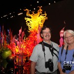 Tom and Tina at Chihuly Garden and Glass, Seattle