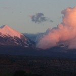 La Sal Mtns at sunset from Moab