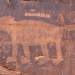 Petroglyphs along Potash Road