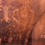 Petroglyphs on Birthing Rock along Hurrah Pass Road