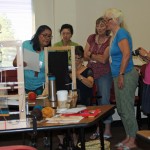 Lynda Teller Pete, Weaving Class at IWC, Durango