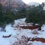 Trail to Devil's Bridge (very icy!)